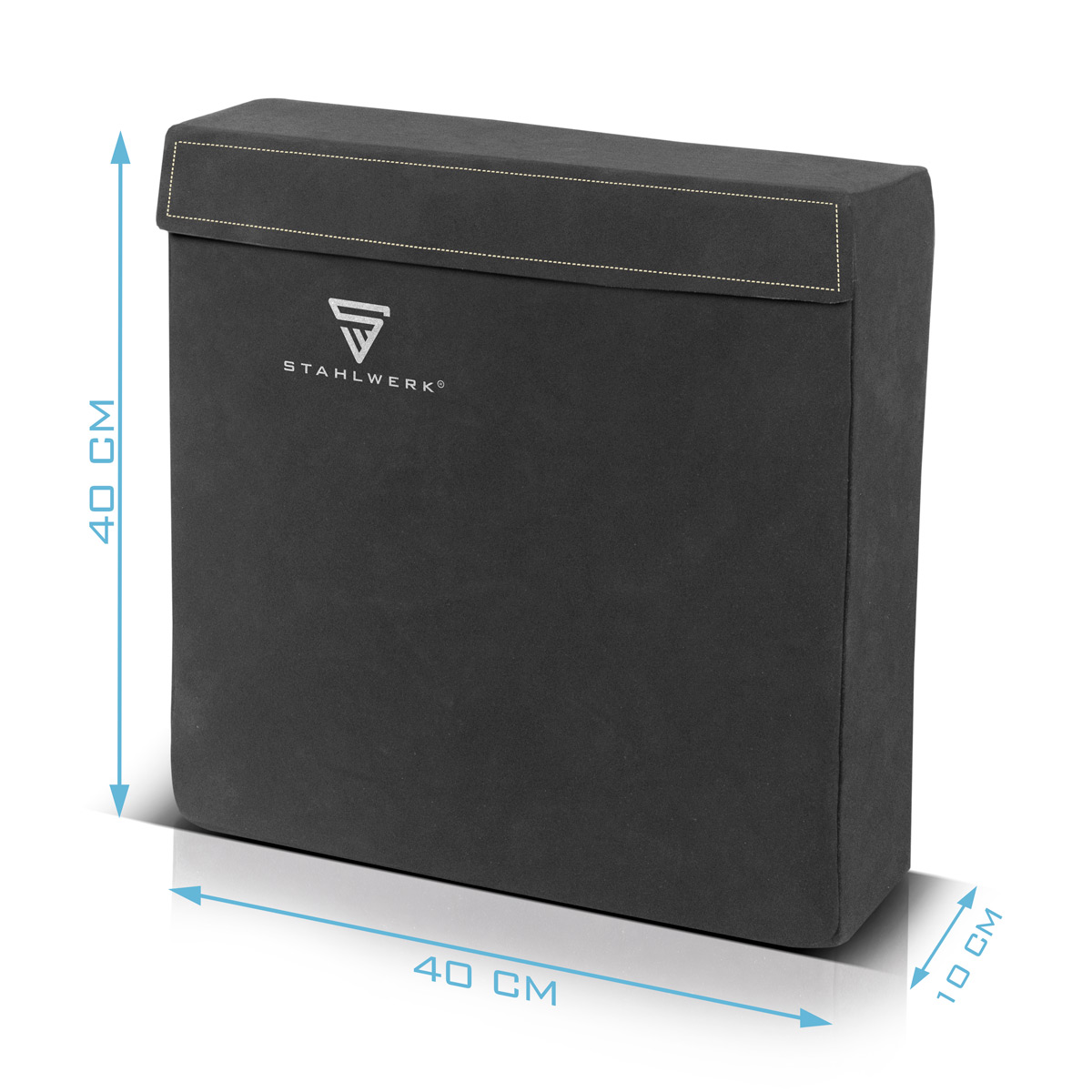 STAHLWERK Schweißerkissen, feuerfeste Schweißunterlage aus Spaltleder – Bild 2