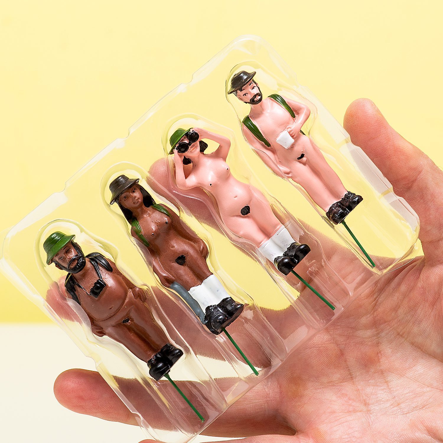 Blumentopf FKK (4er-Set) – Bild 2