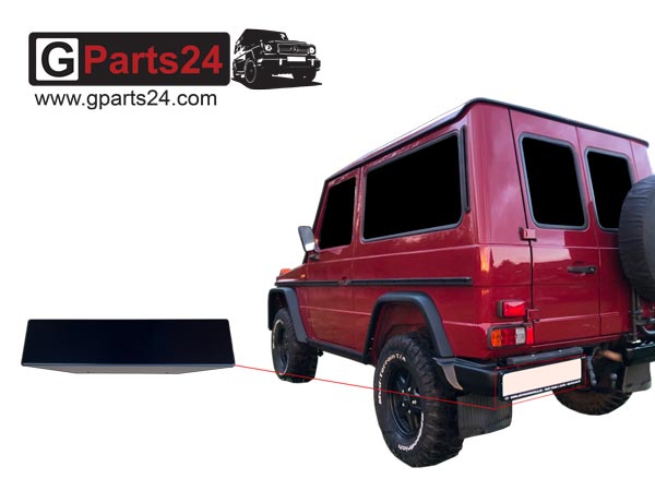 G-Klasse Kennzeichenhalter hinten links Heckstoßstange geteilt w460 w461