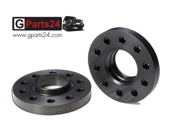 G-Klasse Spurverbreiterung Spurdistanzplatten Schwarz 15 mm (30 mm pro Achse)