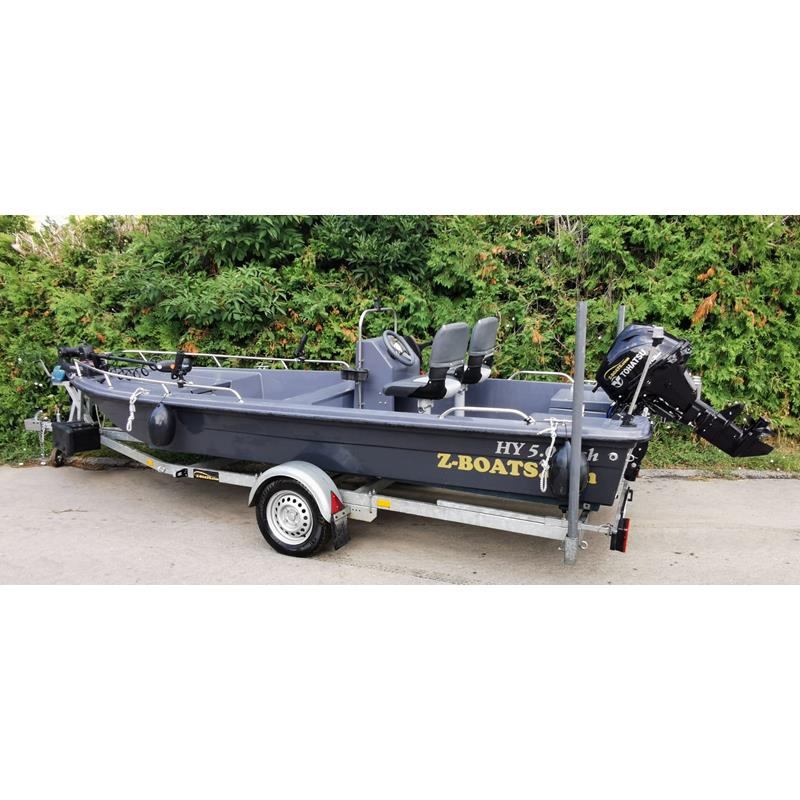 Sonderangebot: 6 x Tagesfahrten und nur 5 Tage bezahlen, Mietboot Nr. 54 HY Fish 5.0 mit 15 PS Motor & Steuerstand & Bugmotor – Bild 7