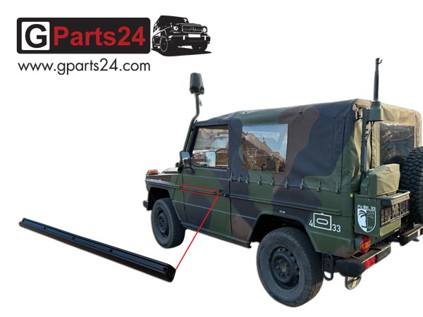 Orig. G-Klasse Scheuerleiste Fahrertür Beifahrertür Stoßleiste Schutzleiste w460 w461 Wolf Puch ÖBH – Bild 4
