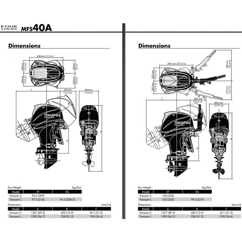 Tohatsu MFS 40A – Bild 2