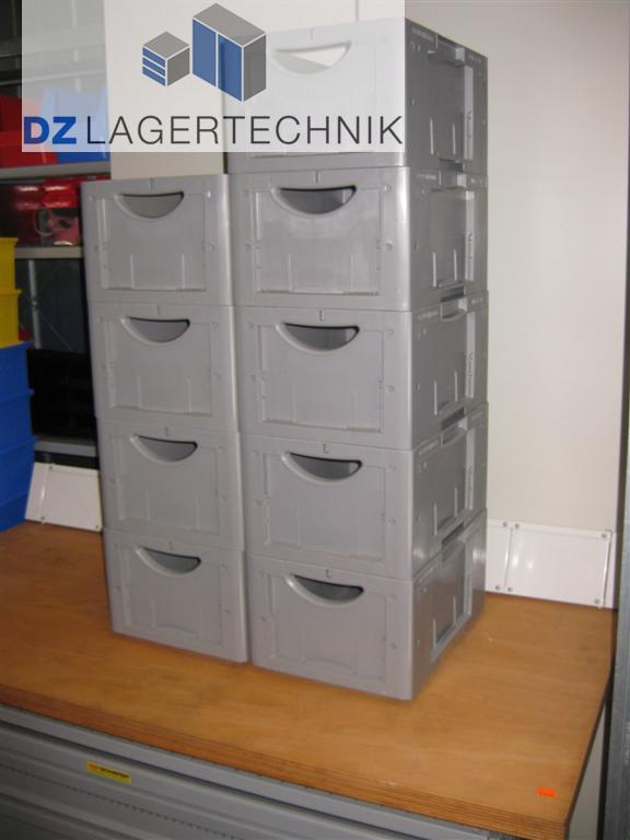 Lagerkasten LTB 4220 VS01 in grau von SSI Schäfer 400x300x220 – Bild 4